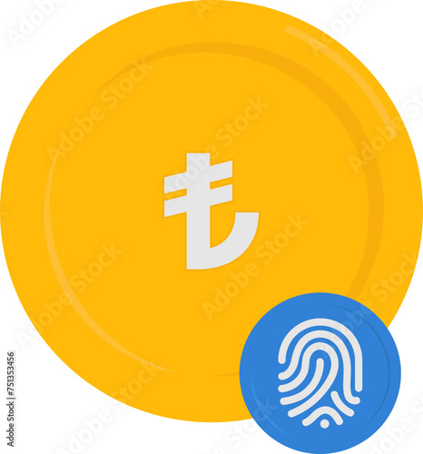 Turkish Lira Currency Secure