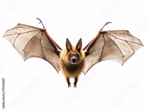 a bat with wings spread © Ion