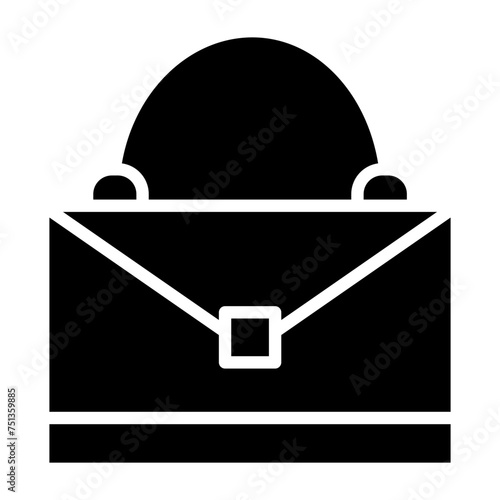 Bag glyph icon