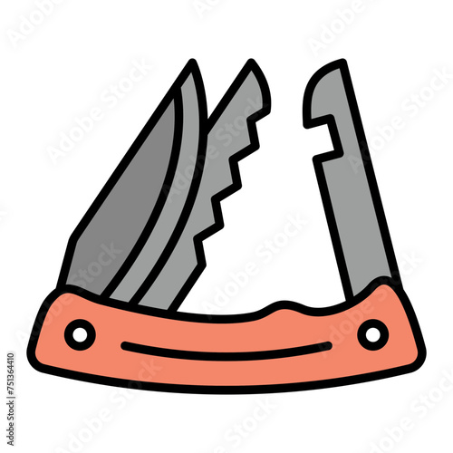   Jackknife line filled icon