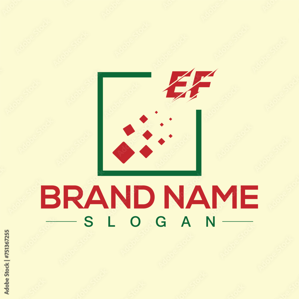 Fototapeta premium Colorful abstract logo design template