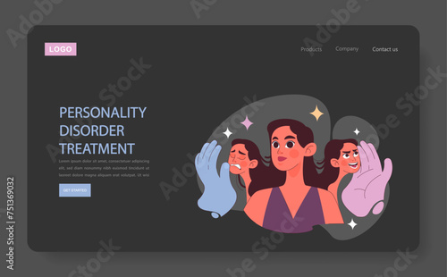 Personality Disorder Treatment concept.