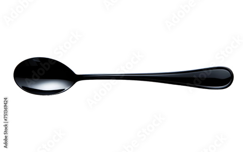 The Elegance of a Well-Designed Spoon On Transparent Background.