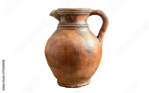 Time-honored Jug isolated on transparent Background