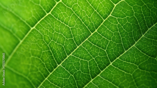Green leaf macro