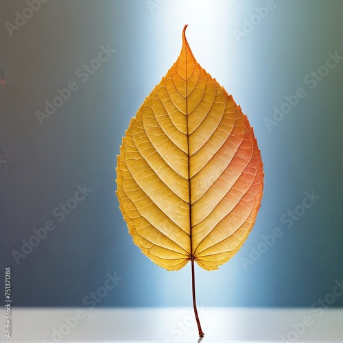 generative ai, autumn leaf on the ground