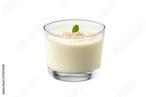 Sweet Milk Bliss Isolated on Transparent Background.
