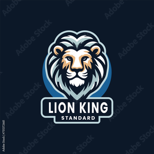 Lion Mascot Sport Style Logo