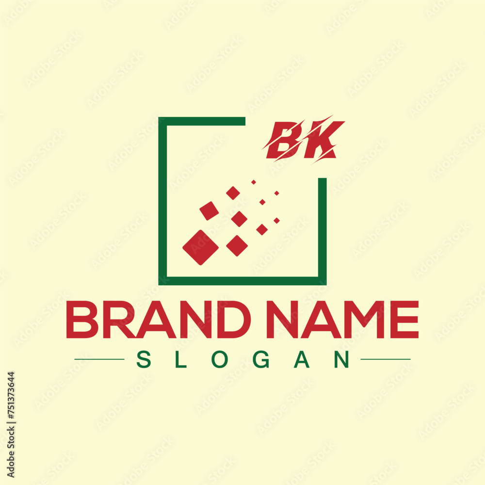 Fototapeta premium Colorful abstract logo design template