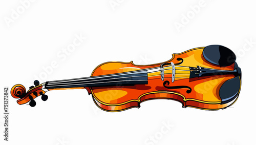 Vector de un violín photo