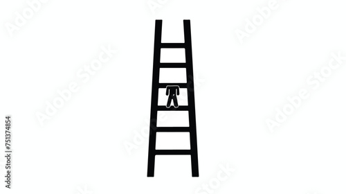 Ladder icon in vector. logotype isolated on white background