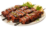 Tasty Grilled Meat Treat Isolated on Transparent Background.