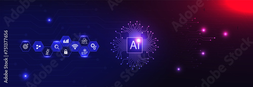 Businessman using chat bot intelligence Ai. Chat with AI Artificial Intelligence