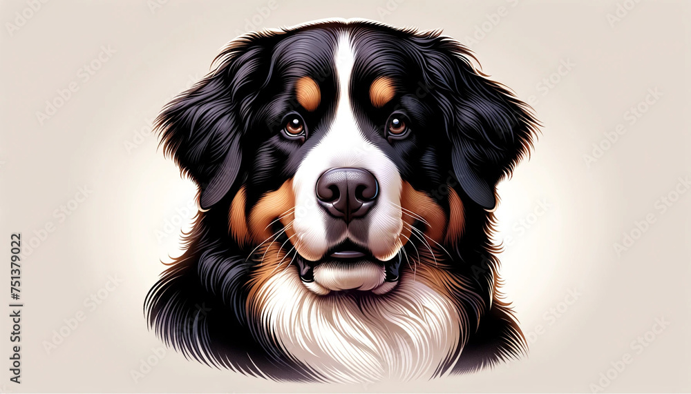 bernese mountain dog
 | Generative Ai
