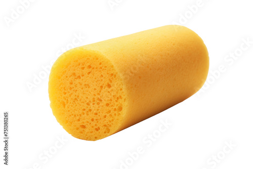 Delicious Rolled Sponge Delight Isolated on Transparent Background.