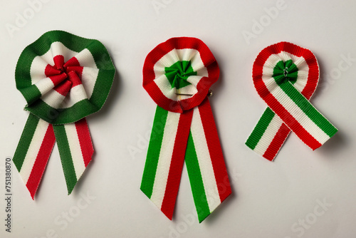 Hungarian tricolor cockade photo