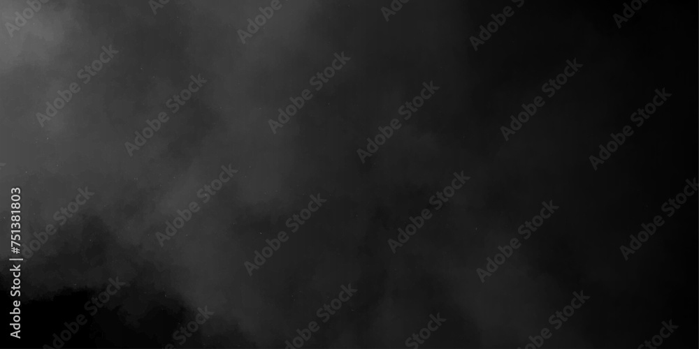 Black realistic fog or mist reflection of neon ethereal empty space background of smoke vape nebula space smoke cloudy liquid smoke rising.mist or smog abstract watercolor fog effect.
