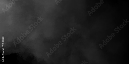 Black realistic fog or mist reflection of neon ethereal empty space background of smoke vape nebula space smoke cloudy liquid smoke rising.mist or smog abstract watercolor fog effect. 
