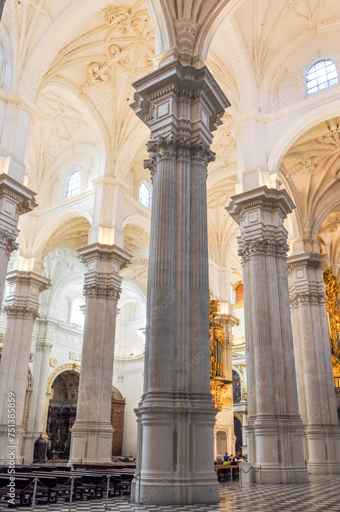 ranada Cathedral of the Incarnation (Catedral de Granada) interiors, Spain