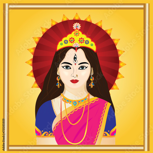 Hindus debi girl in a dress