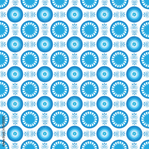 seamless pattern with circles