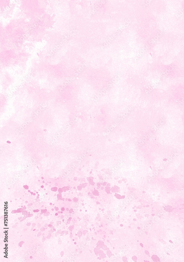 pink background with watercolor