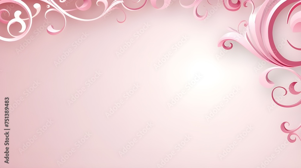 pink background with a frame