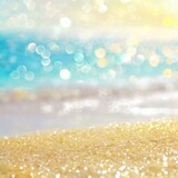 美しい海（楽しい夏の旅行イメージ、南国のビーチ、キラキラの海）