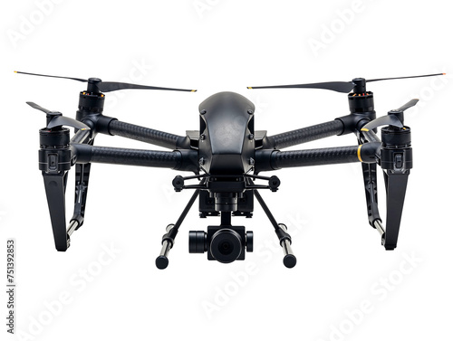 Professional Drone Isolated on Transparent Background