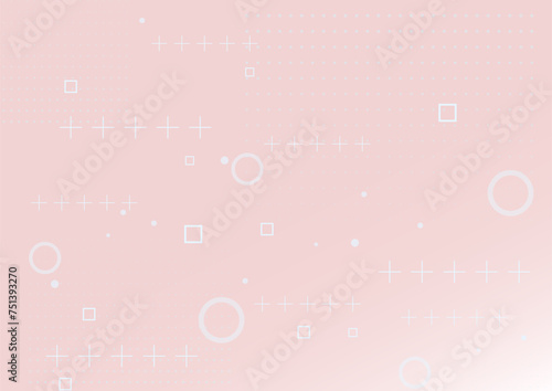 ピンクのポップ背景 © fujiwara
