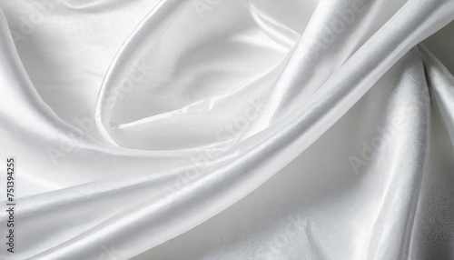 bright white silk satin fabric gradient cotton white color grey luxury elegant beauty premium abstract background shiny shimmer drapery fabric cloth texture celebration background