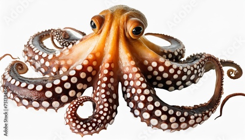 octopus cut out transparent isolated on white background png file artwork graphic design illustration