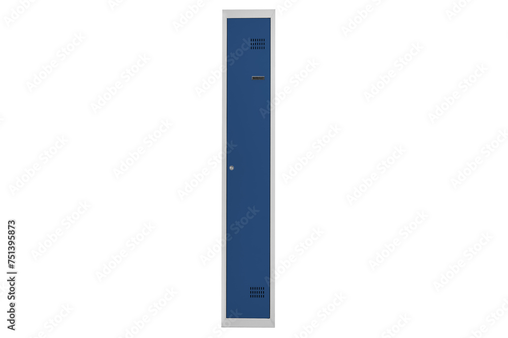 Blue lockers for locker room. Change room metal box Blue lockers for locker room. Change room metal box