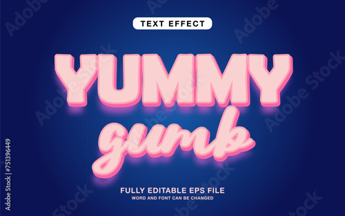 Neon style editable text effect eps files