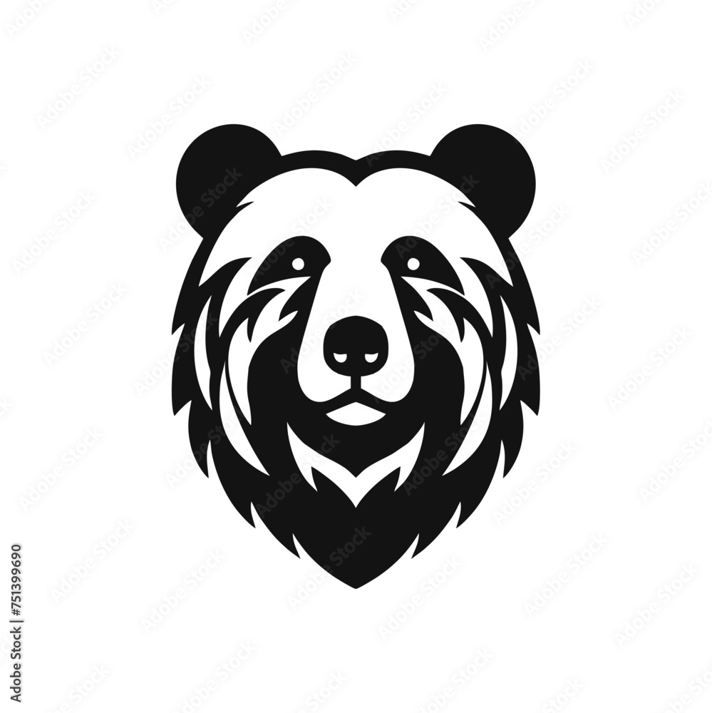 Sun Bear1 Simple and Clean Logo Icon Sun Bear1 Simple and Clean Logo Icon
