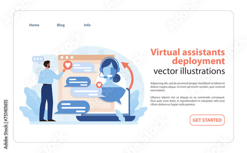 Virtual Assistant Deployment. Efficient integration of virtual support services.