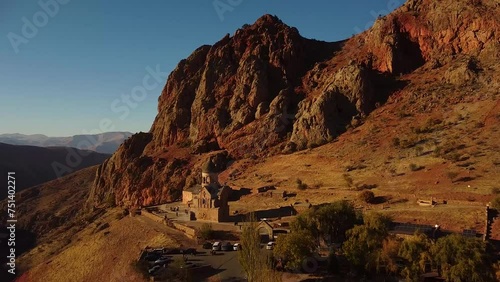Noravank Monastery in Armenia, Aerial View