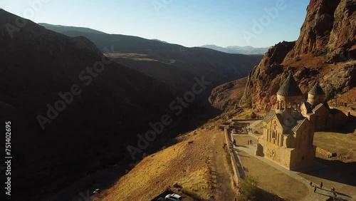 Noravank Monastery in Armenia, Aerial View