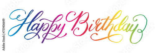 Photography Hand lettered birthday wishes