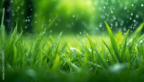 Fresh and Green: Spring Rain in the Yard