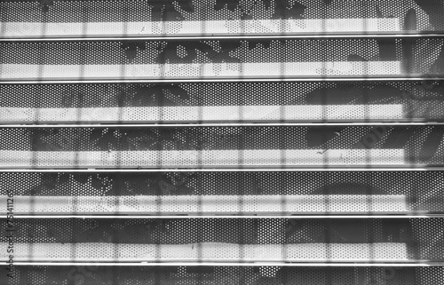 see through metallic mesh grid net fence texture