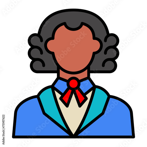   Judge line filled icon