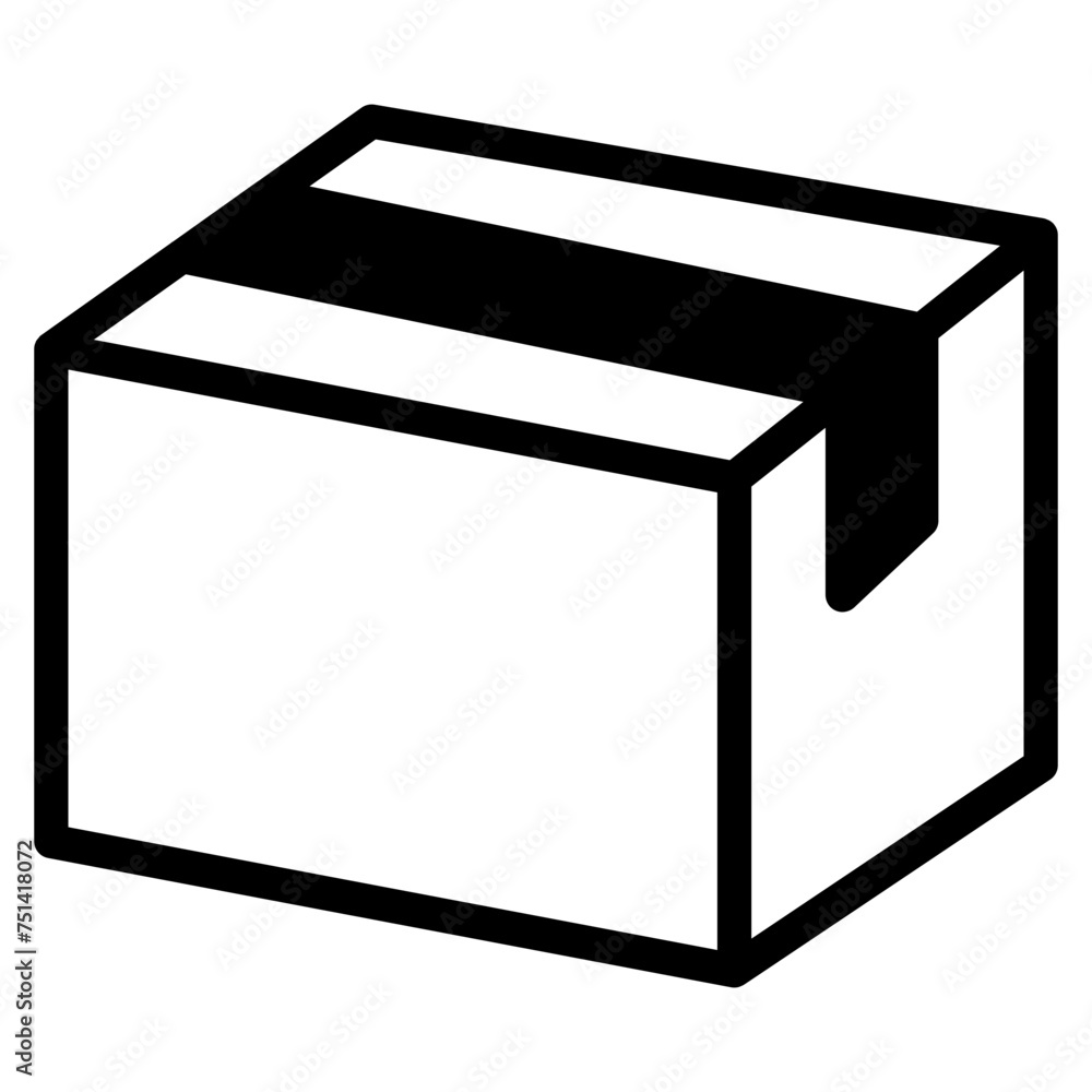 Box icon. Empty open shipping box or unboxing. Carton boxes icon. Stock vector. Vector illustration. Box icon. Empty open shipping box or unboxing. Carton boxes icon. Stock vector. Vector illustration.