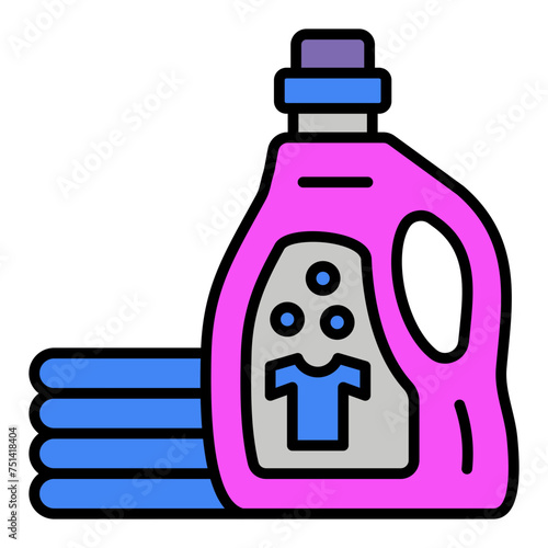   Laundry Detergent line filled icon