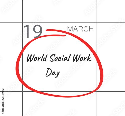 19 March is World Social Work Day. 