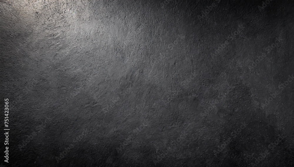 Graphite Black Rough black wall rough texture background concrete floor or old grunge ...