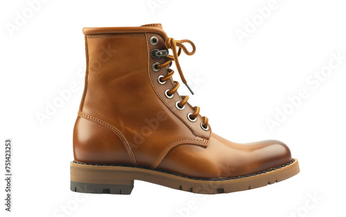 Chic Boot Design isolated on transparent Background