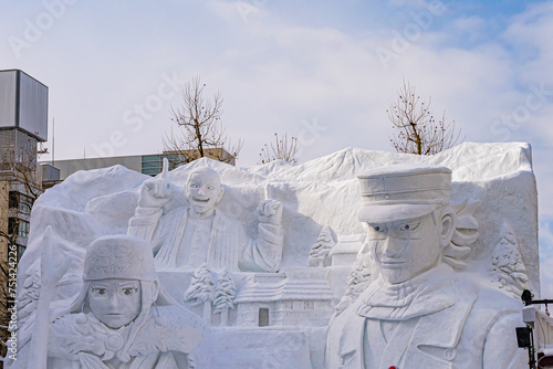 さっぽろ雪まつりの風景