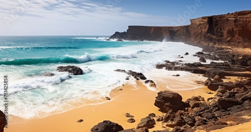 The Untamed Beauty of Sandy and Rocky Shores Along the Village's Northwestern Edge