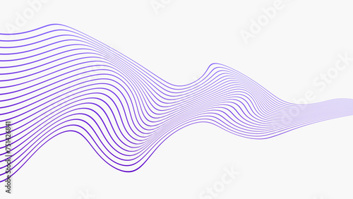 ABSTRACT COLORFUL WAVY LINES PATTERN GRADIENT PURPLE COLOR BACKGROUND. COVER DESIGN, POSTER